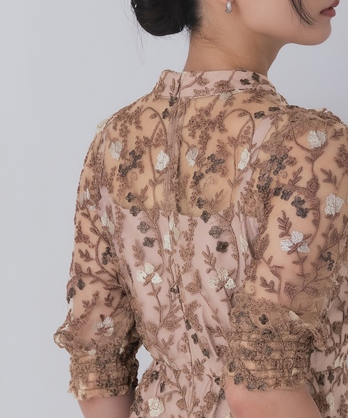 Rose of Sharon ドレス 花柄シアードレス : ZOZOTOWN Yahoo!店 - 通販