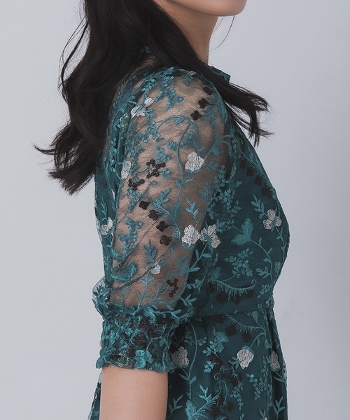 Rose of Sharon ドレス 花柄シアードレス : ZOZOTOWN Yahoo!店 - 通販
