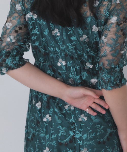 Rose of Sharon ドレス 花柄シアードレス : ZOZOTOWN Yahoo!店 - 通販