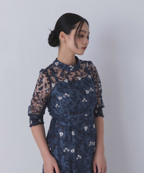 Rose of Sharon ドレス 花柄シアードレス : ZOZOTOWN Yahoo!店 - 通販