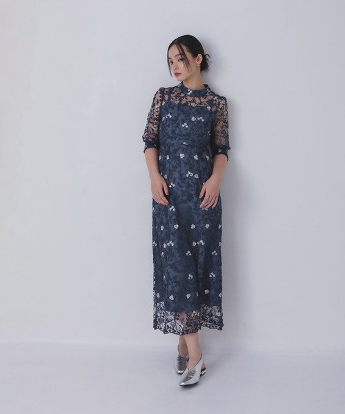 Rose of Sharon ドレス 花柄シアードレス : ZOZOTOWN Yahoo!店 - 通販
