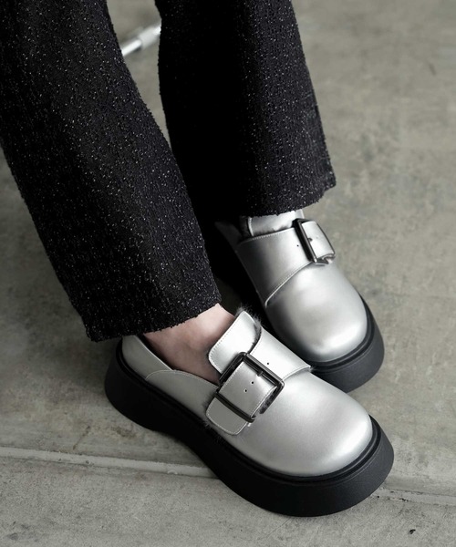 「Bulue.」 シューズ 38 ブラック レディース_画像3