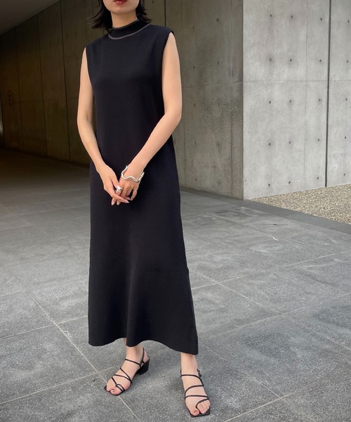 「&g'aime」 ニットワンピース FREE グレイッシュベージュ レディース_画像9