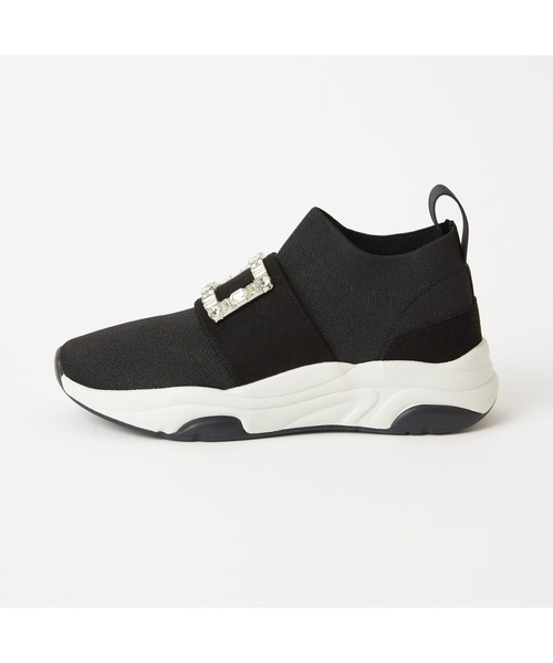 「+diana」 ローカットスニーカー 23.5cm ブラック レディース_画像8