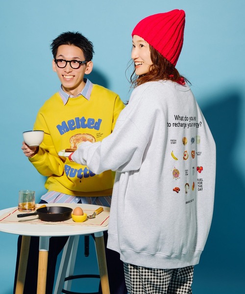 雅miyavi ジュヴスエット・アン・ボン・アニヴェルセール FC会報・グッズ niko and…（ニコアンド） トレーナー スウェット 「にっぽんのASAGOHAN