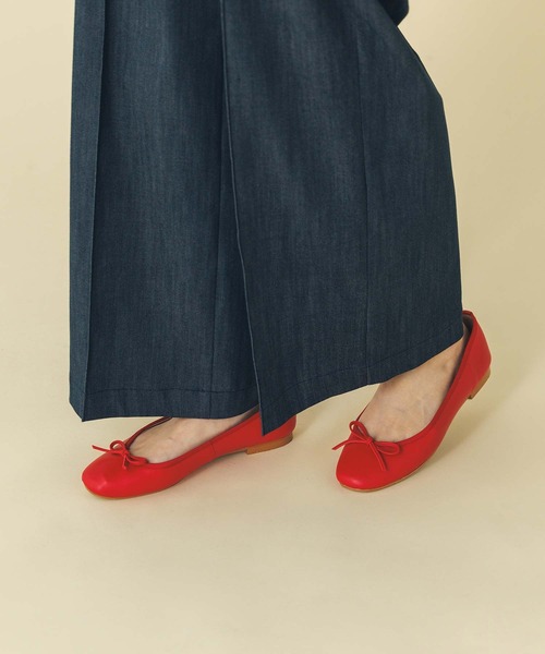 「ATELIER BRUGGE」 バレエシューズ 23 シルバー レディース_画像7