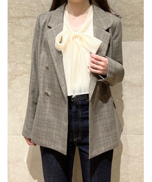 SNIDEL（スナイデル） テーラードジャケット 0 ブラウン レディース