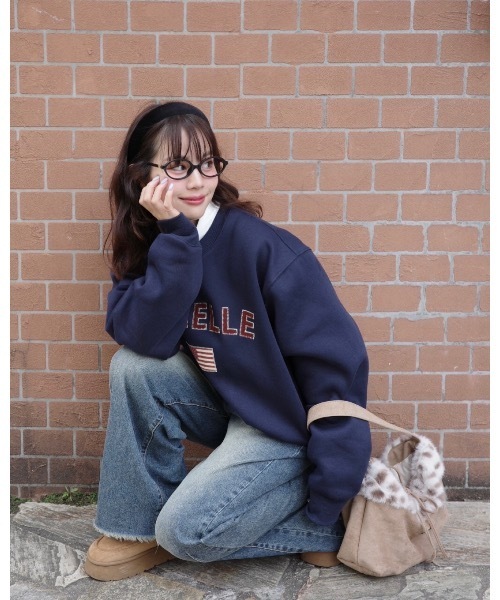 &TEAM popup スウェット ポップアップ トレーナー btl jumelle（ジュメロ） トレーナー スウェット 「トップス部門1位