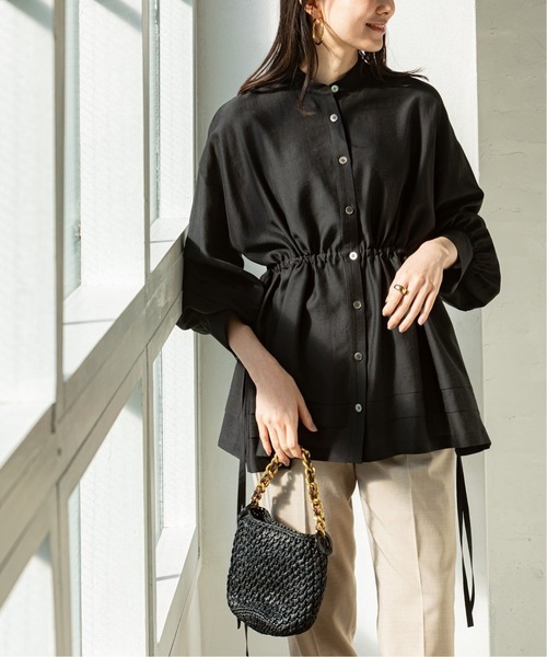 「NOBLE」 長袖ブラウス FREE ブラック レディース_画像5