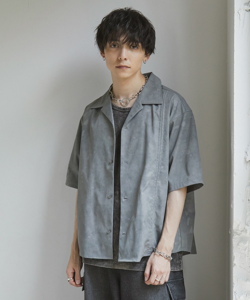 「Spielio」 半袖シャツ M ホワイト メンズ_画像6