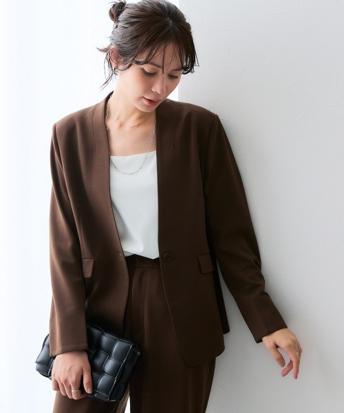 7days Life Styling セットアップ 「レディーススーツ」カットソー素材