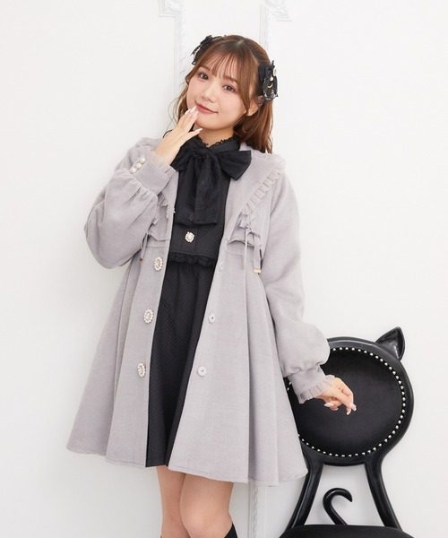 「ROJITA」 コート FREE ブラック レディース_画像2