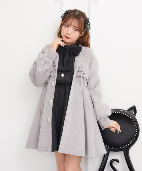 「ROJITA」 コート FREE ブラック レディース_画像3