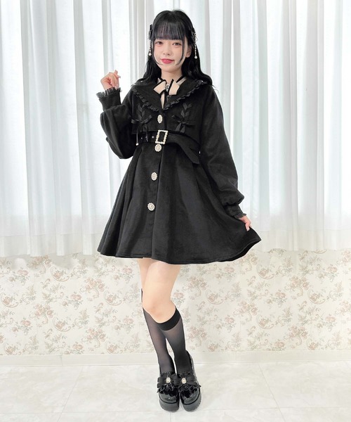 「ROJITA」 コート FREE ブラック レディース_画像4