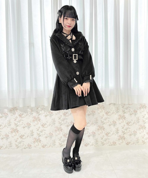 「ROJITA」 コート FREE ブラック レディース_画像5