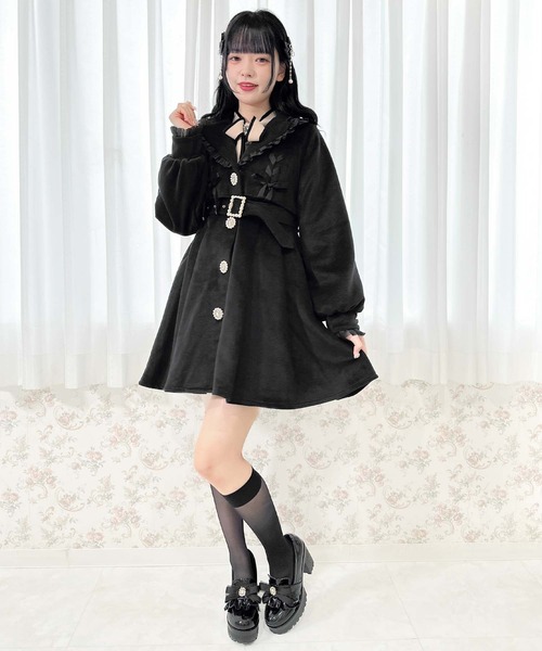 「ROJITA」 コート FREE ブラック レディース_画像7