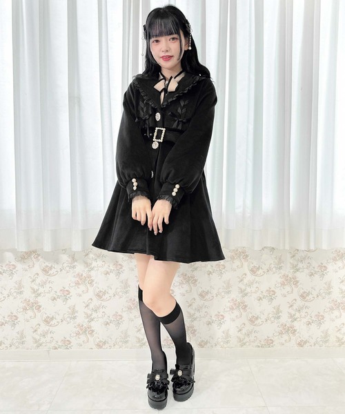 「ROJITA」 コート FREE ブラック レディース_画像9