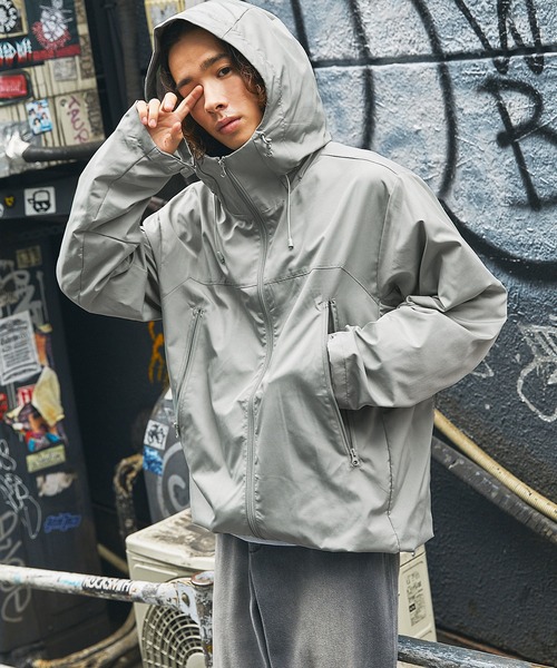 MSG」 マウンテンパーカー S ライトグレー メンズ : ZOZOTOWN Yahoo!店 