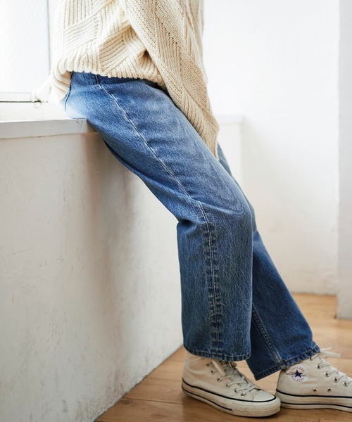 「Sunny clouds」 「syc jeans」デニムパンツ 70 ブルー レディース_画像5