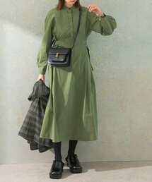 「URBAN RESEARCH ROSSO WOMEN」 長袖ワンピース FREE ベージュ レディースの画像2