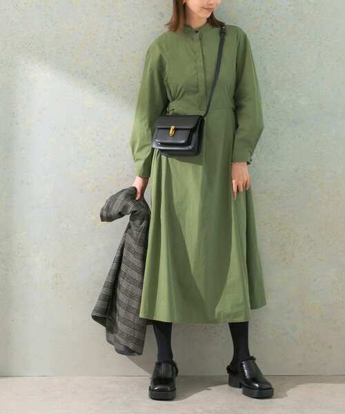 「URBAN RESEARCH ROSSO WOMEN」 長袖ワンピース FREE ベージュ レディースの画像3