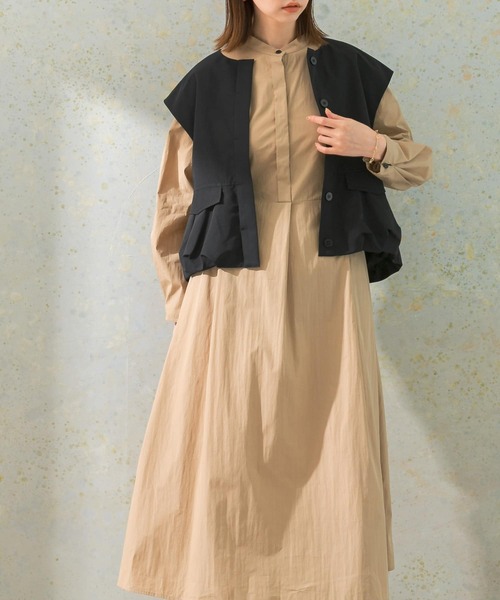 「URBAN RESEARCH ROSSO WOMEN」 長袖ワンピース FREE ベージュ レディースの画像8