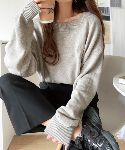 「classicalelf」 長袖ニット X-LARGE ブルー レディース_画像4