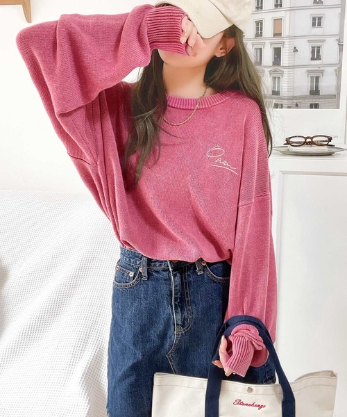 「classicalelf」 長袖ニット X-LARGE ブルー レディース_画像8