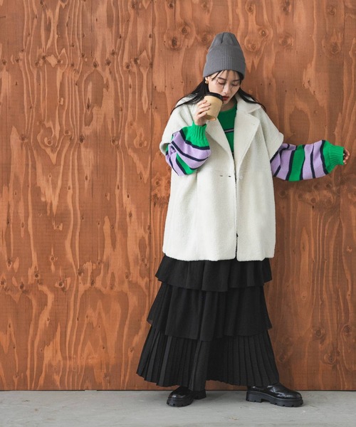 「bohmal」 ジャケット FREE アイボリー レディース_画像6