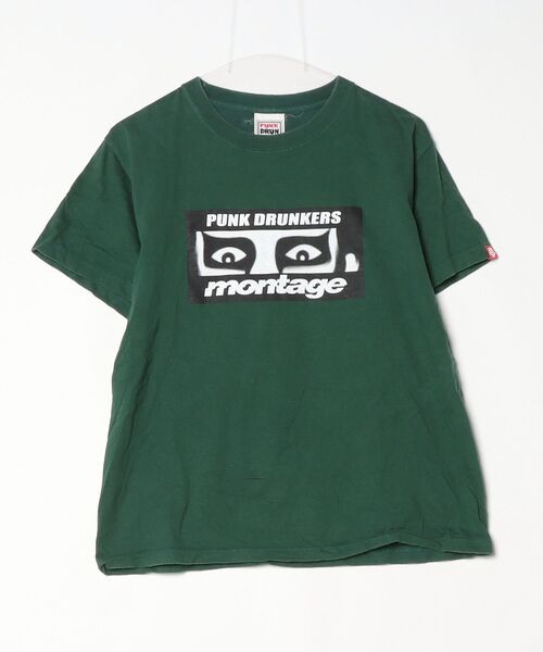 PUNK DRUNKERS（パンクドランカーズ） 半袖Tシャツ M グリーン メンズ