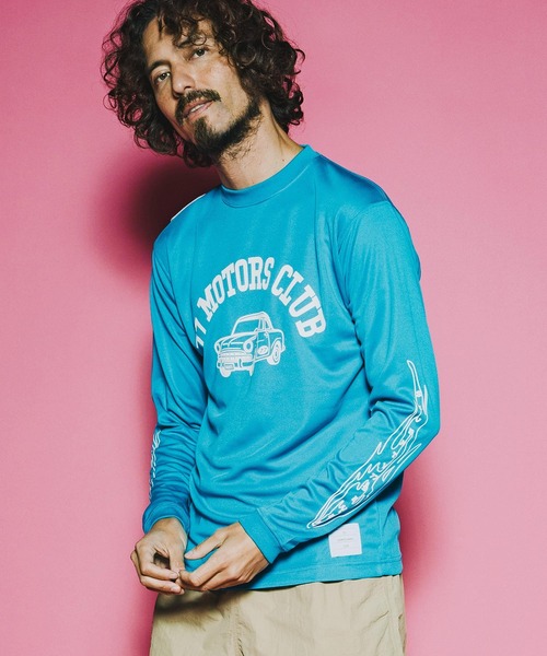 seventy seven tシャツ mlt5539-light onz L-S dry t-shirt (77motors