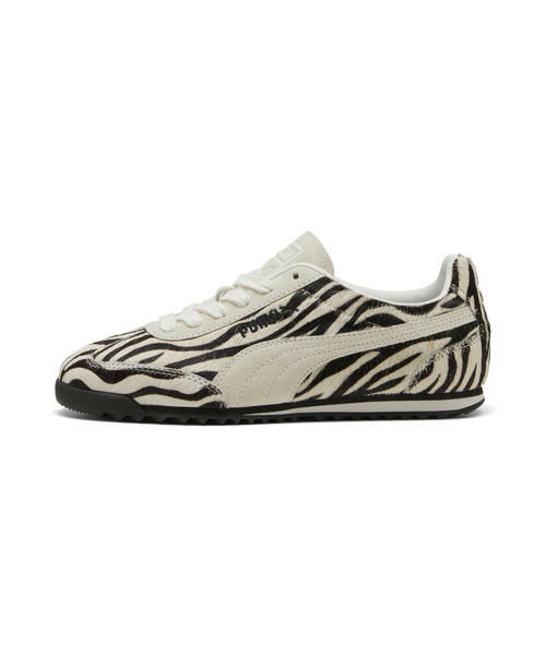 「PUMA」 ローカットスニーカー 22.0cm ブラック×ホワイト レディース_画像3