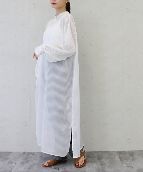 「Per sist ence」 長袖ワンピース FREE ミント レディース_画像3