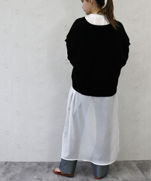 「Per sist ence」 長袖ワンピース FREE ミント レディース_画像9