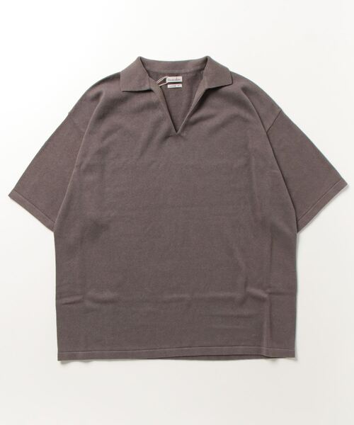 「Steven Alan」 半袖ニット L ブラウン メンズ