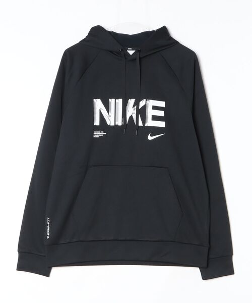 Nike ブラック フードジャケット　ナイキゴルフXXL NIKE（ナイキ） コート ジャケット TF PO フリース L/S フーディ GFX