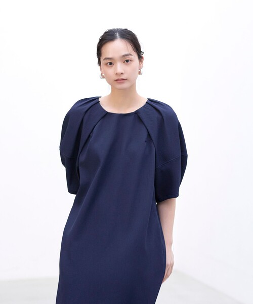 「BIANCA」 半袖ワンピース 38 ラベンダー レディース_画像5