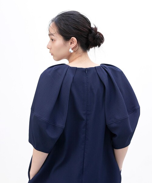 「BIANCA」 半袖ワンピース 38 ラベンダー レディース_画像6