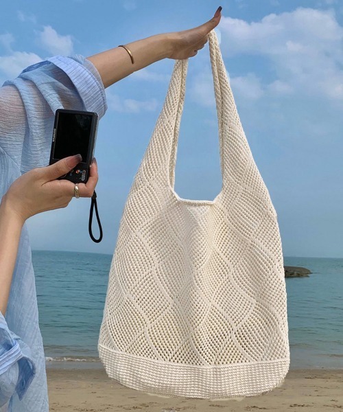 「Miniministore」 トートバッグ FREE アイボリー レディース_画像4