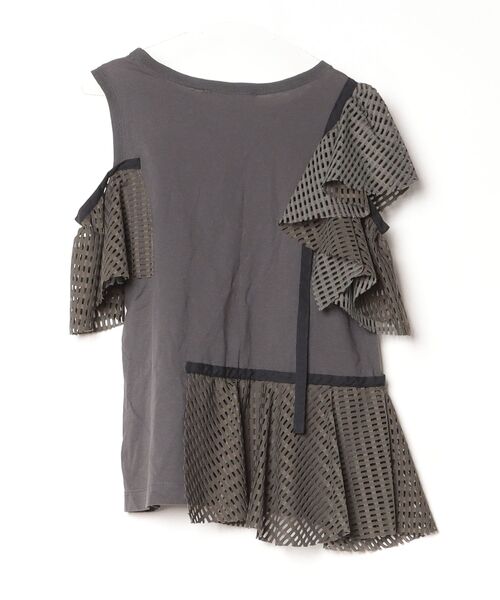 「AVIE」 半袖Tシャツ 38 チャコールグレー レディース_画像2