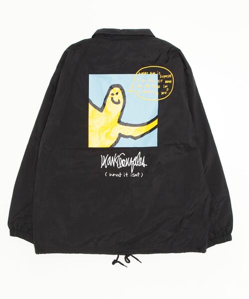 「（What it isNt）ART BY MARKGONZALES」 コーチジャケット M ブラック メンズ_画像3