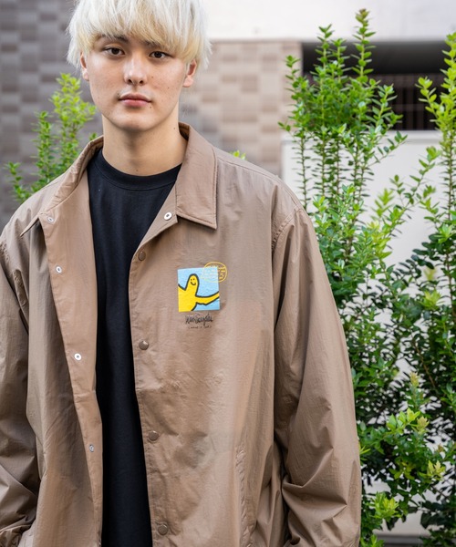 「（What it isNt）ART BY MARKGONZALES」 コーチジャケット M ブラック メンズ_画像8