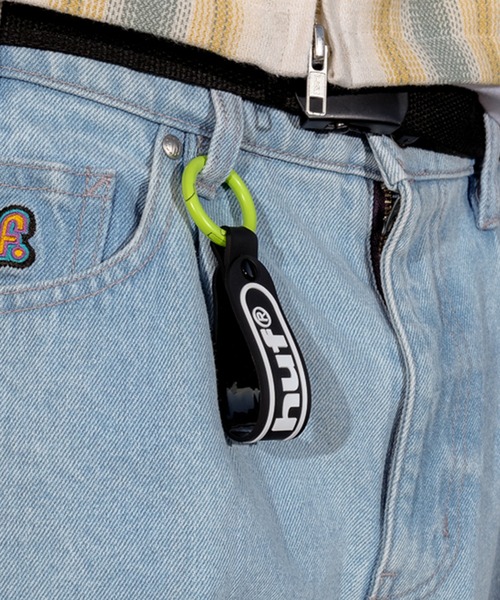 HUF（ハフ） キーホルダー HUF eightynine RUBBER KEYRING : ZOZOTOWN