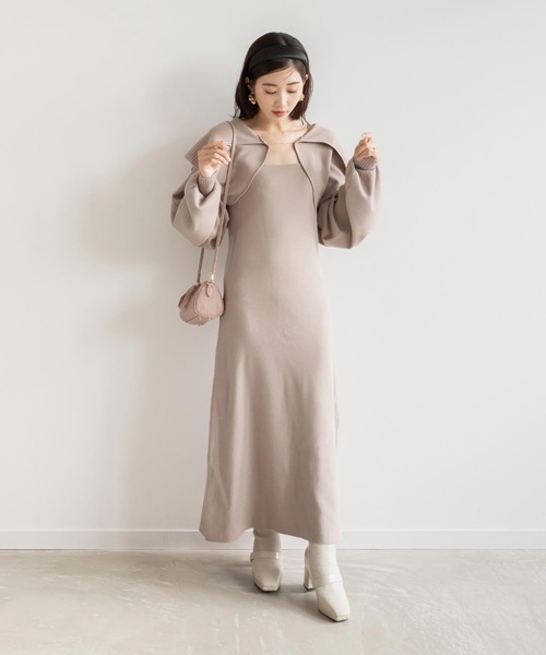 「RANDA」 コンビワンピース FREE ピンク レディース_画像3