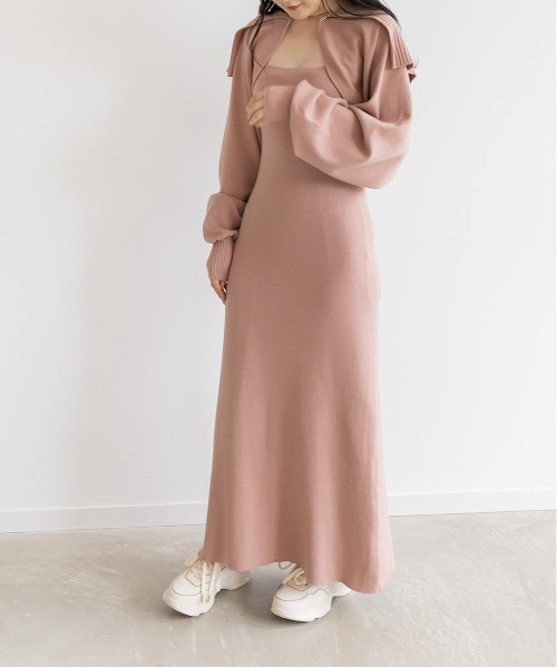 「RANDA」 コンビワンピース FREE ピンク レディース_画像10