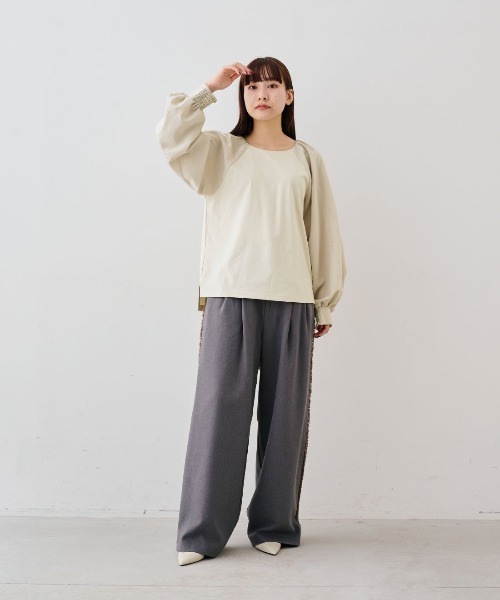 MEDE19F（メデジュウキュウ） tシャツ ブラウススリーブカットソー