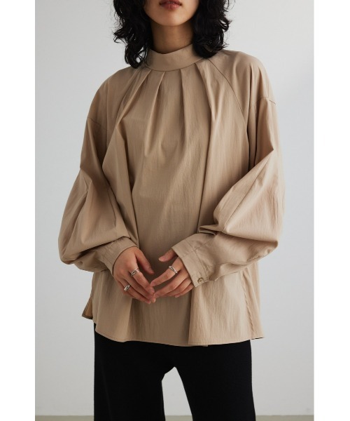 「STYLEMIXER」 長袖ブラウス FREE ブラウン レディース_画像2