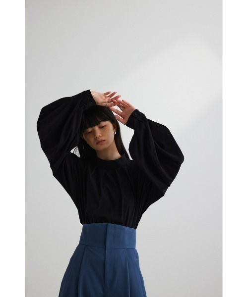 「STYLEMIXER」 長袖ブラウス FREE ブラウン レディース_画像4