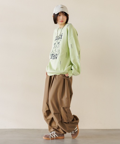 「Anui」 長袖ニット MEDIUM ライム レディース_画像8