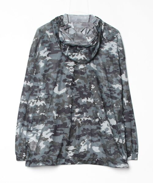 ミリタリージャケット モッズコート MULTI PIXEL CAMO MESH HOODIE JACKETの画像
